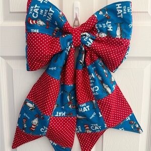 Dr. Seuss Cat in the Hat Bow